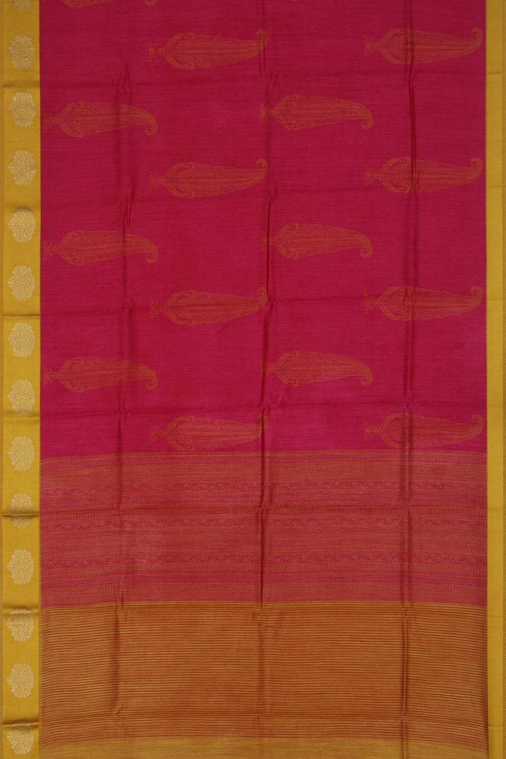 Image of Moonga Silk Pink Saree
